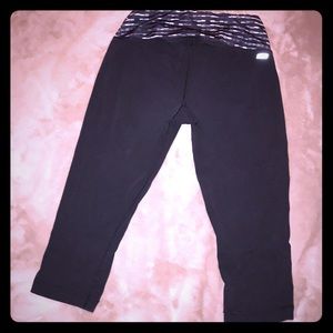 Danskin Now, XS, Black half-legged leggings.